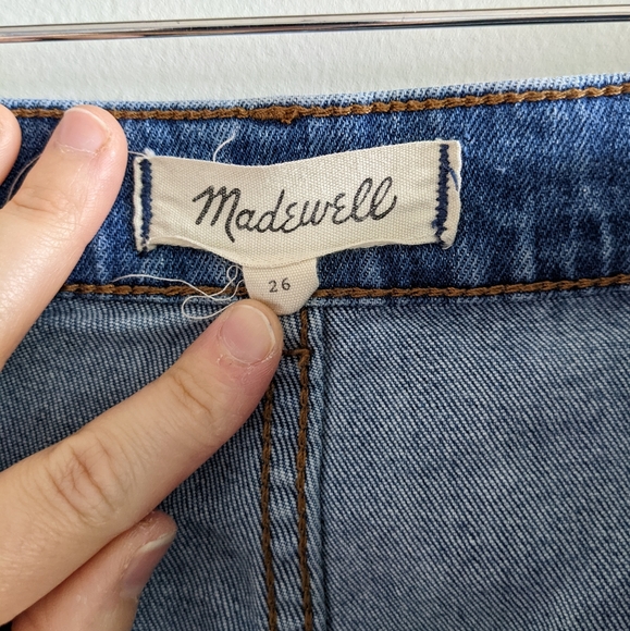 MADEWELL Tapered Jeans: Button Front Edition Size 26 EUC - Picture 6 of 16